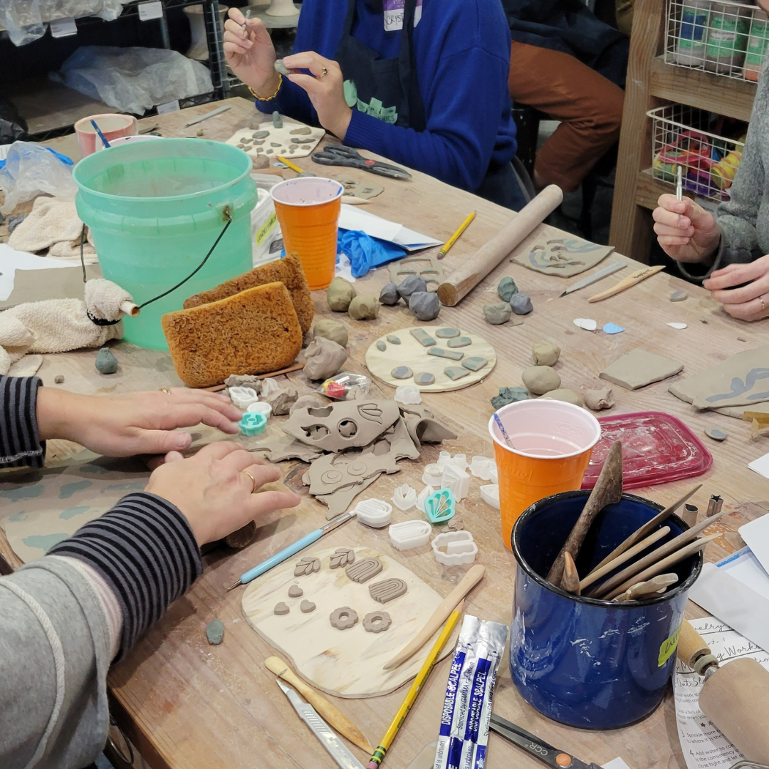 Colored Clay and Inlay Ceramic Jewelry with Coco Spadoni, October 11th from 12pm - 3pm