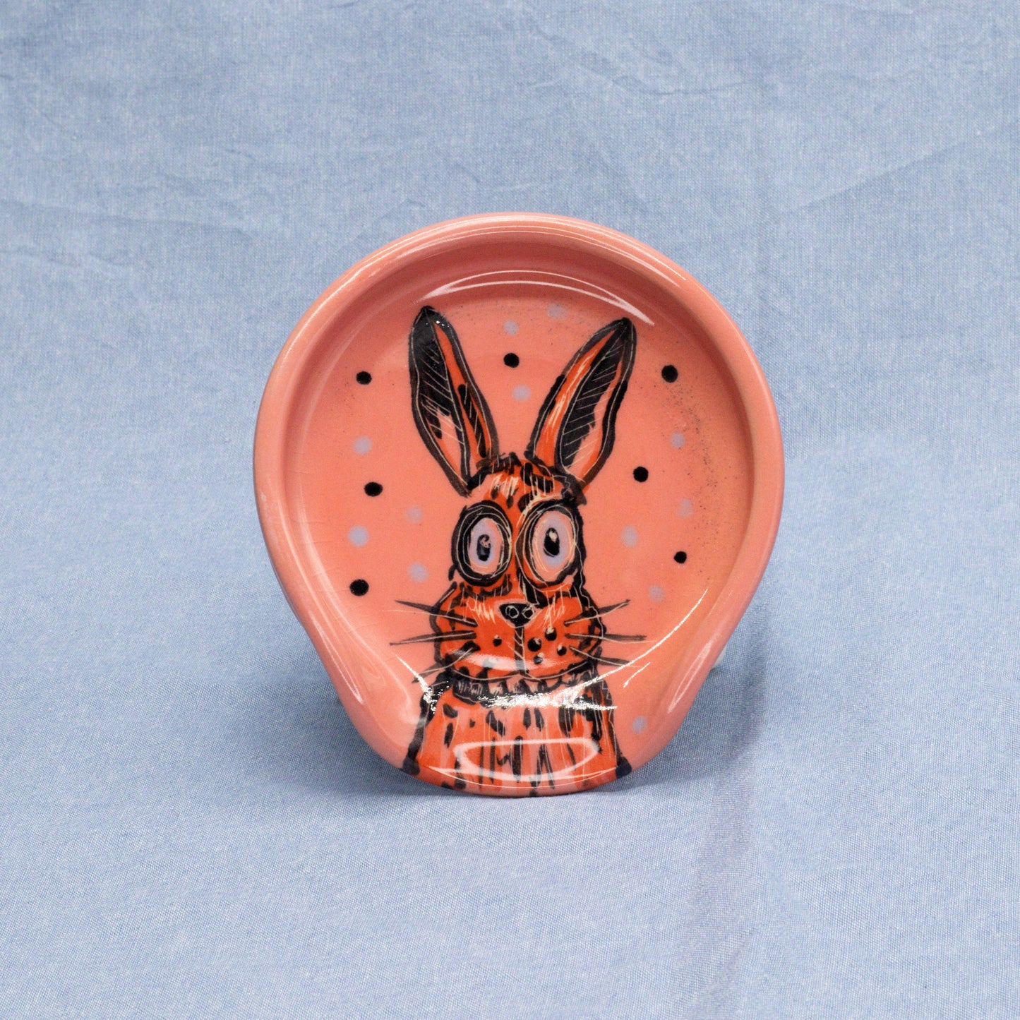 Lucky Headlight Bunny Spoon Holder by Frank Jacques