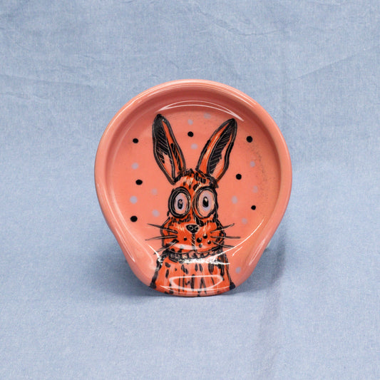 Lucky Headlight Bunny Spoon Holder by Frank Jacques