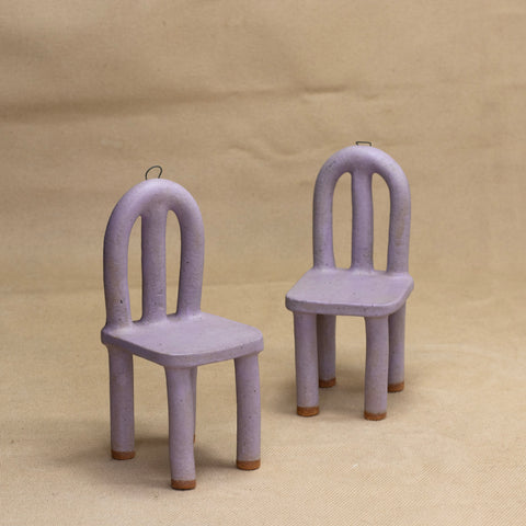 Lilac Trinket Chair by Lauren Semet