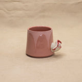 Pink Arch Mouth Cup #1 by Gabs Conway Ceramics