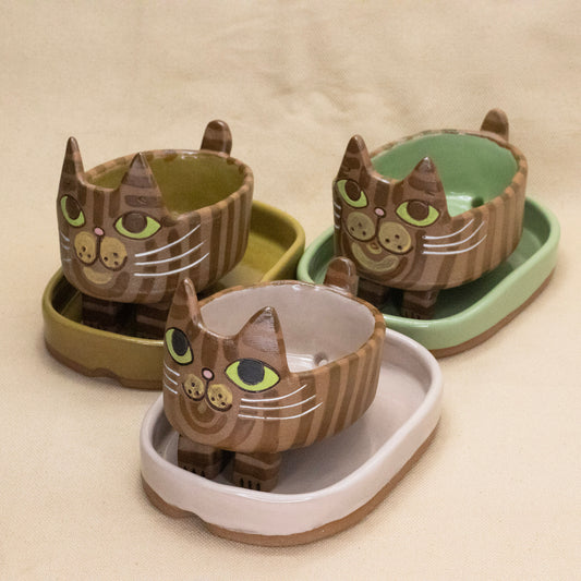 Berry Bowls with Saucers by Yuka Nakano