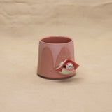 Pink Arch Mouth Cup #1 by Gabs Conway Ceramics