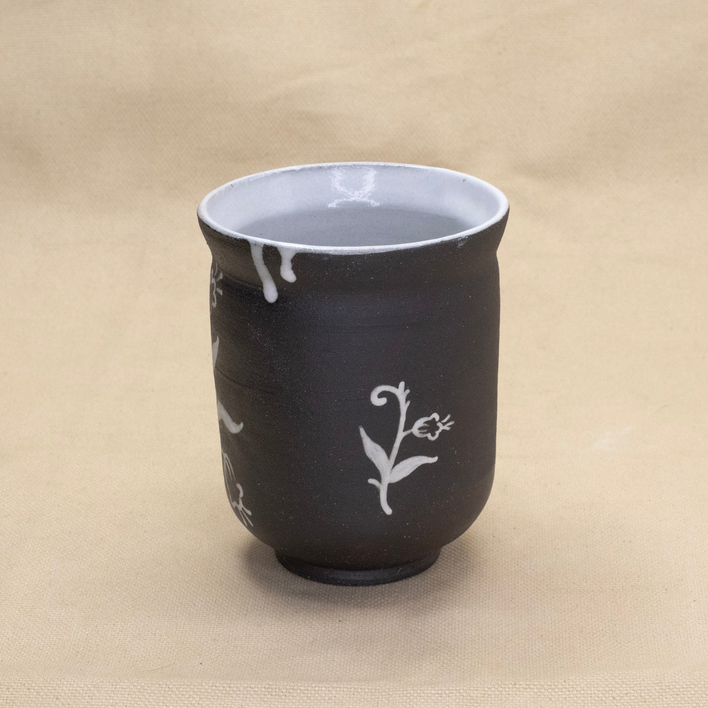 White Bluebell Mug by Caterpillar Clay