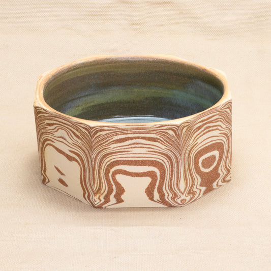 Large Faceted Planter by Full Spectrum Ceramics