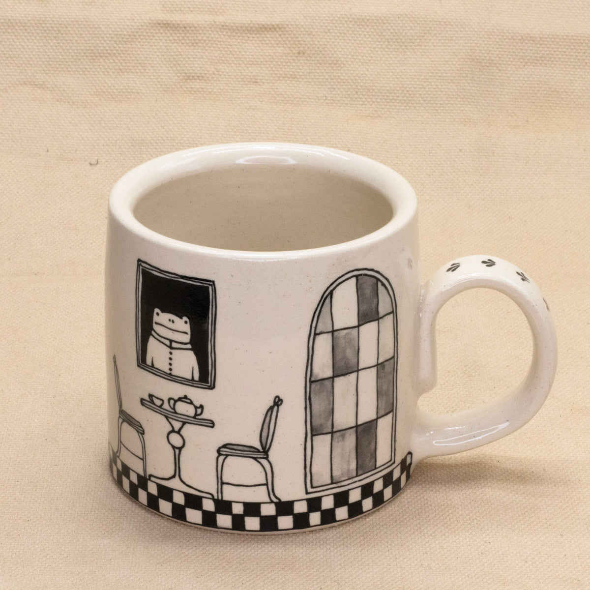 Froggy Chaise Lounge Mug by Rachel Burns Ceramics