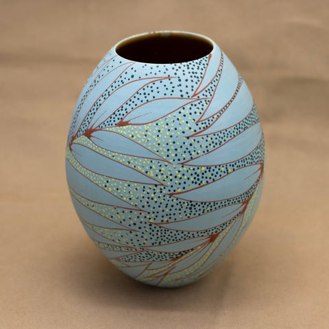 Large Seafoam Vase by Olivia Avery