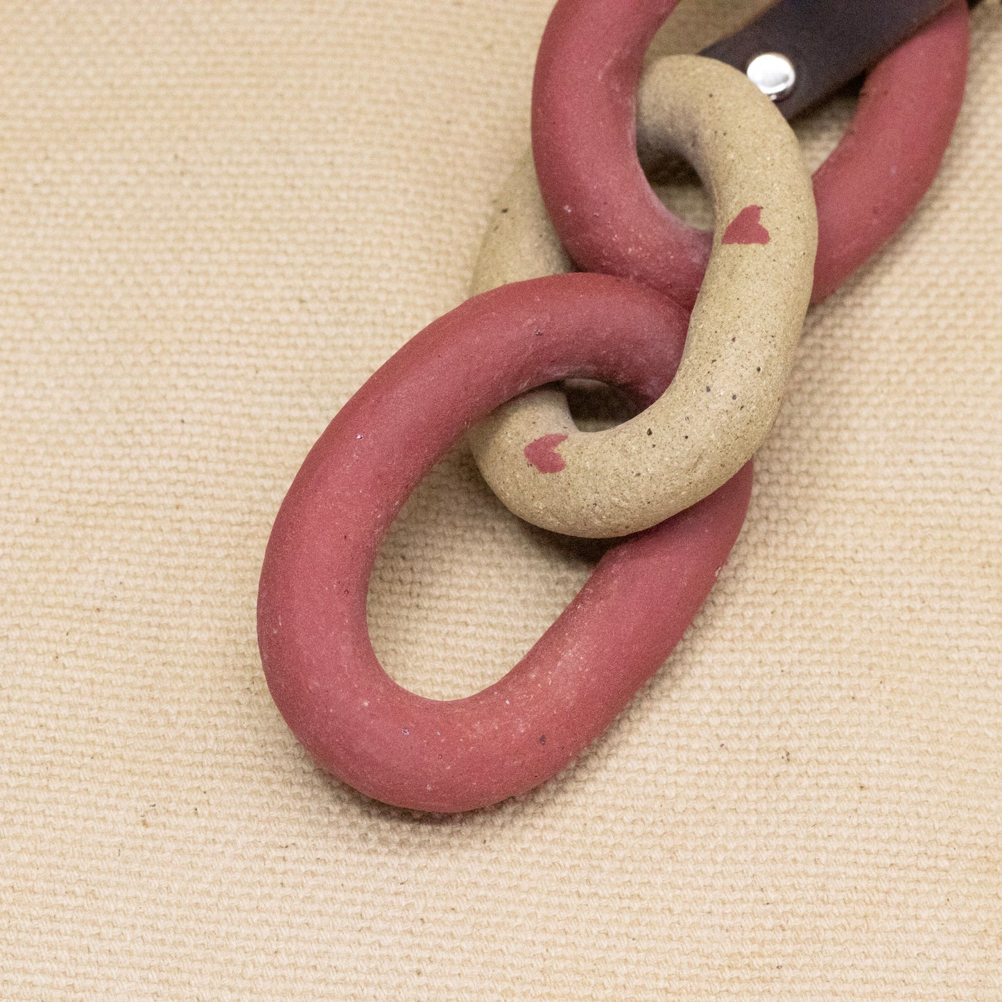 Magenta Link Bag Chain by Hunny Spyke