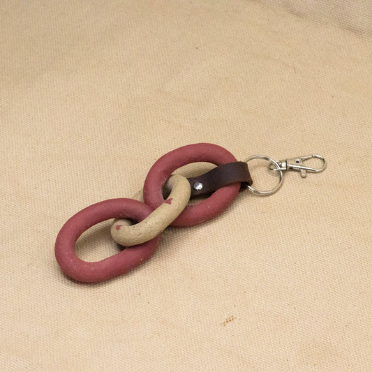 Magenta Link Bag Chain by Hunny Spyke