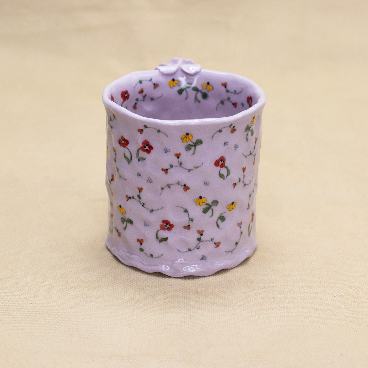 Lavender Secret Garden Mug by Krista Cortese