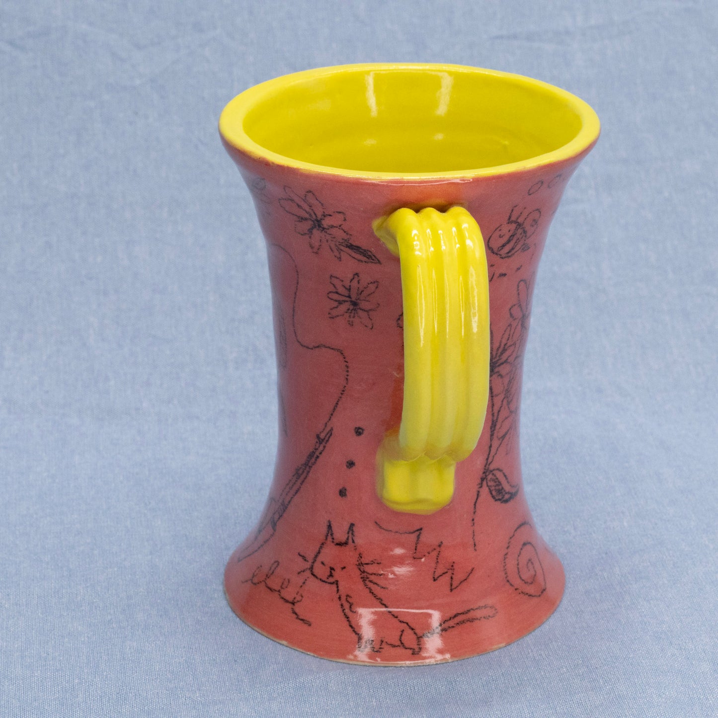 Doodle Mug #4 by Sardiniac Clay