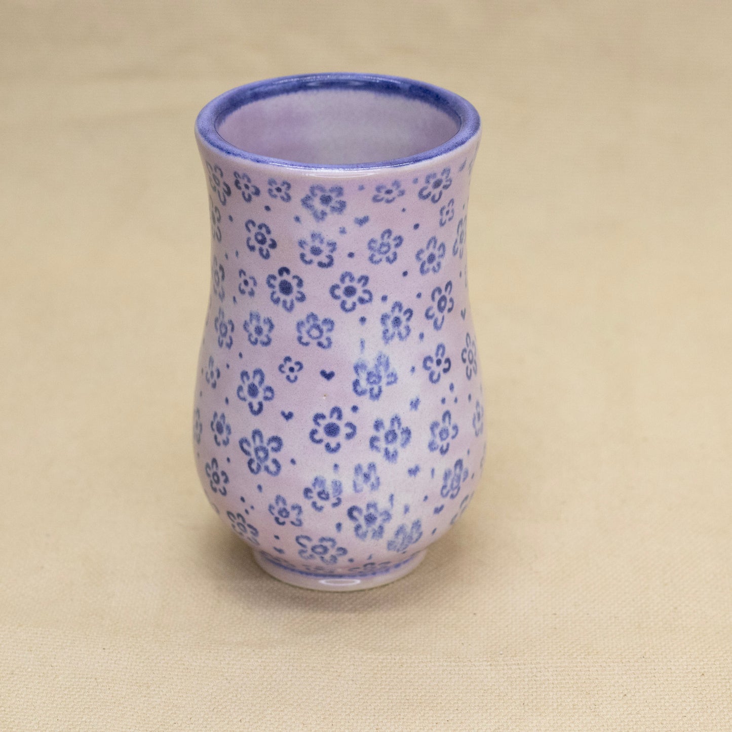 Pink Pattern Mug by Caterpillar Clay