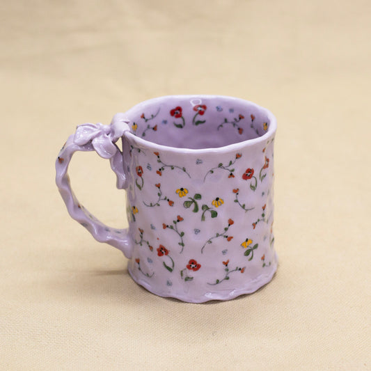 Lavender Secret Garden Mug by Krista Cortese