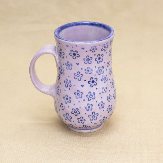 Pink Pattern Mug by Caterpillar Clay