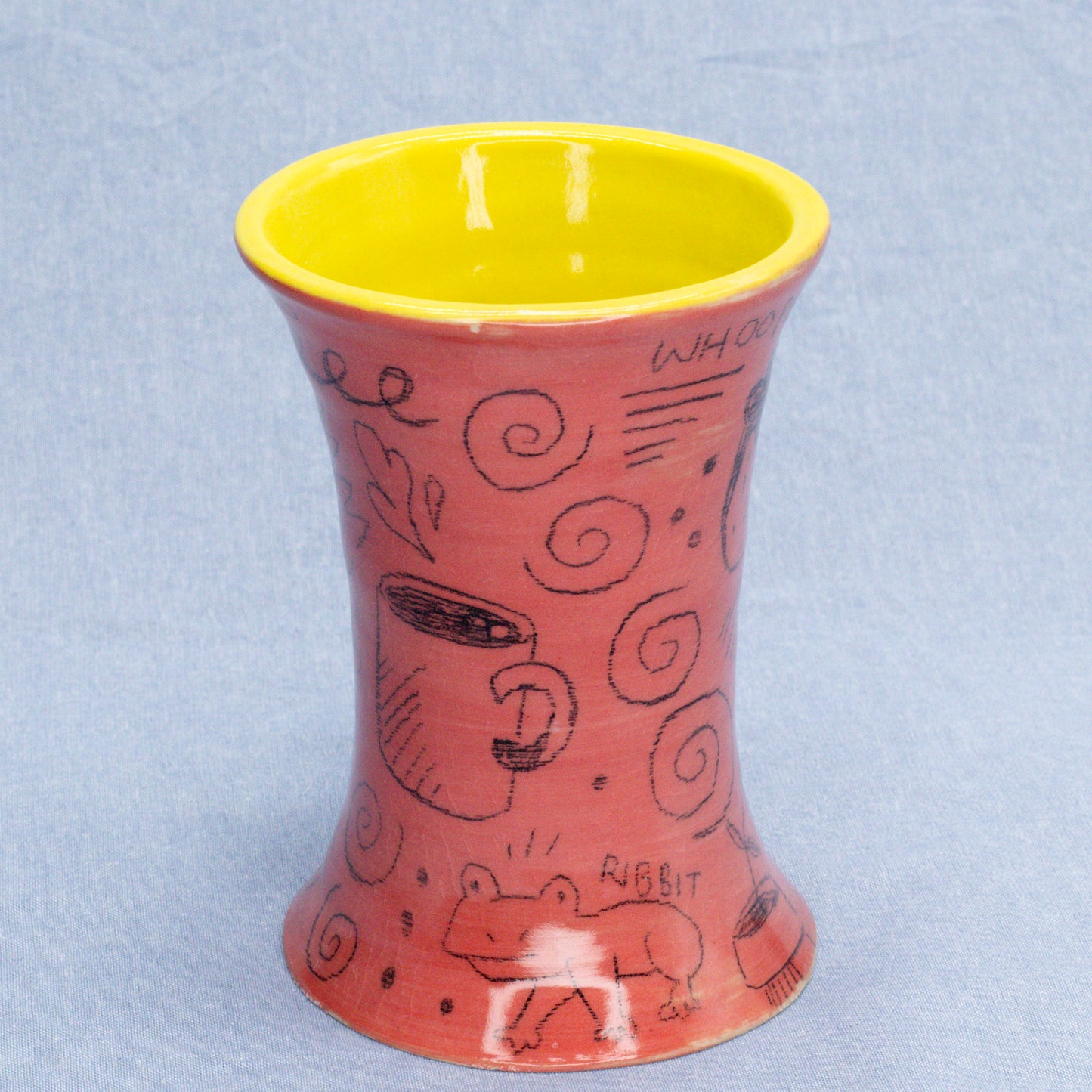 Doodle Mug #4 by Sardiniac Clay
