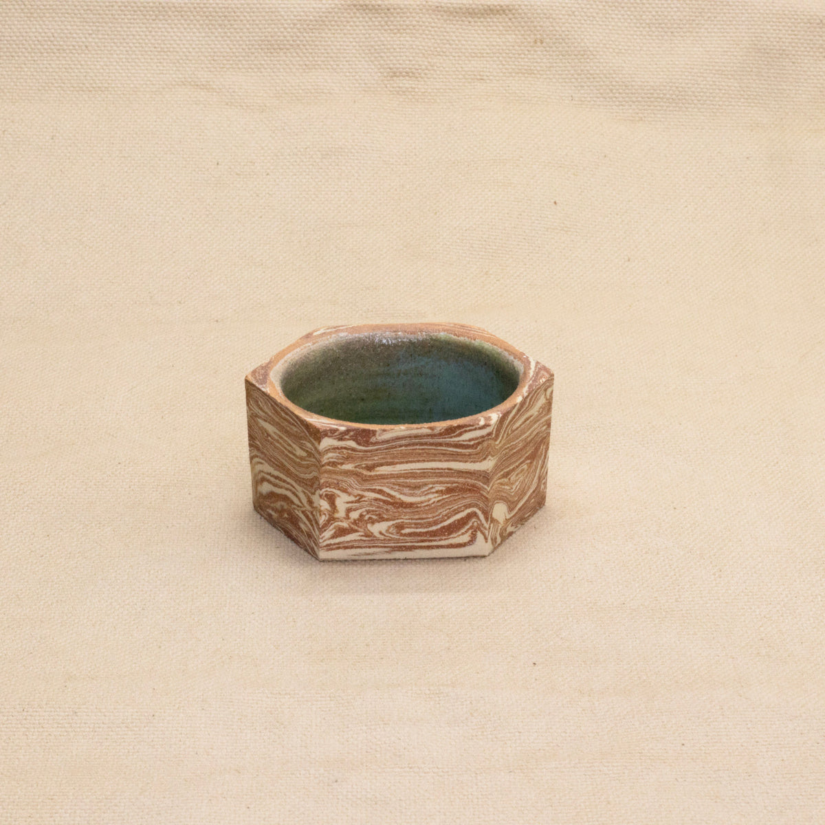 Small Faceted Planter by Full Spectrum Ceramics