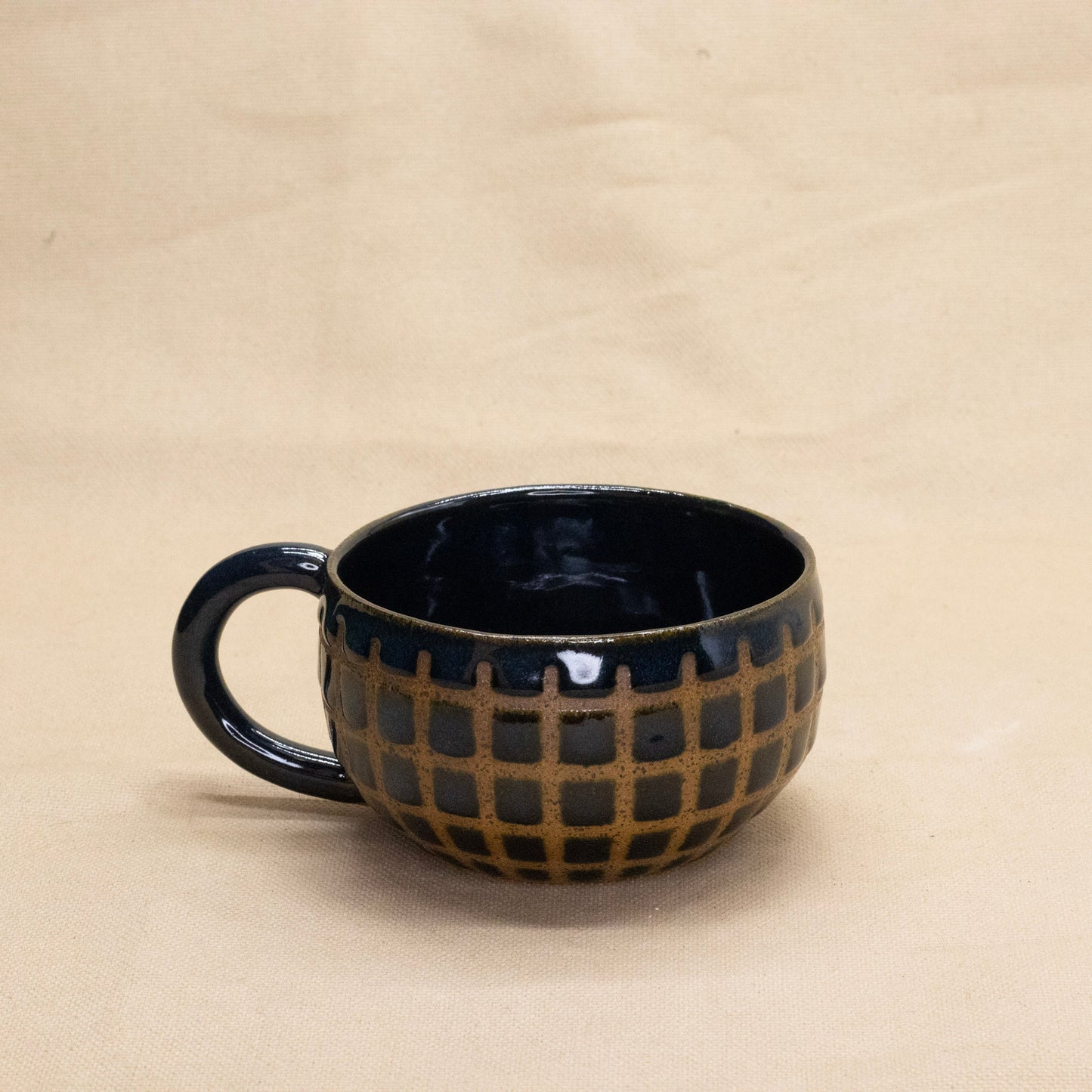 Emerald Lattice Mug by Wrecky Designs