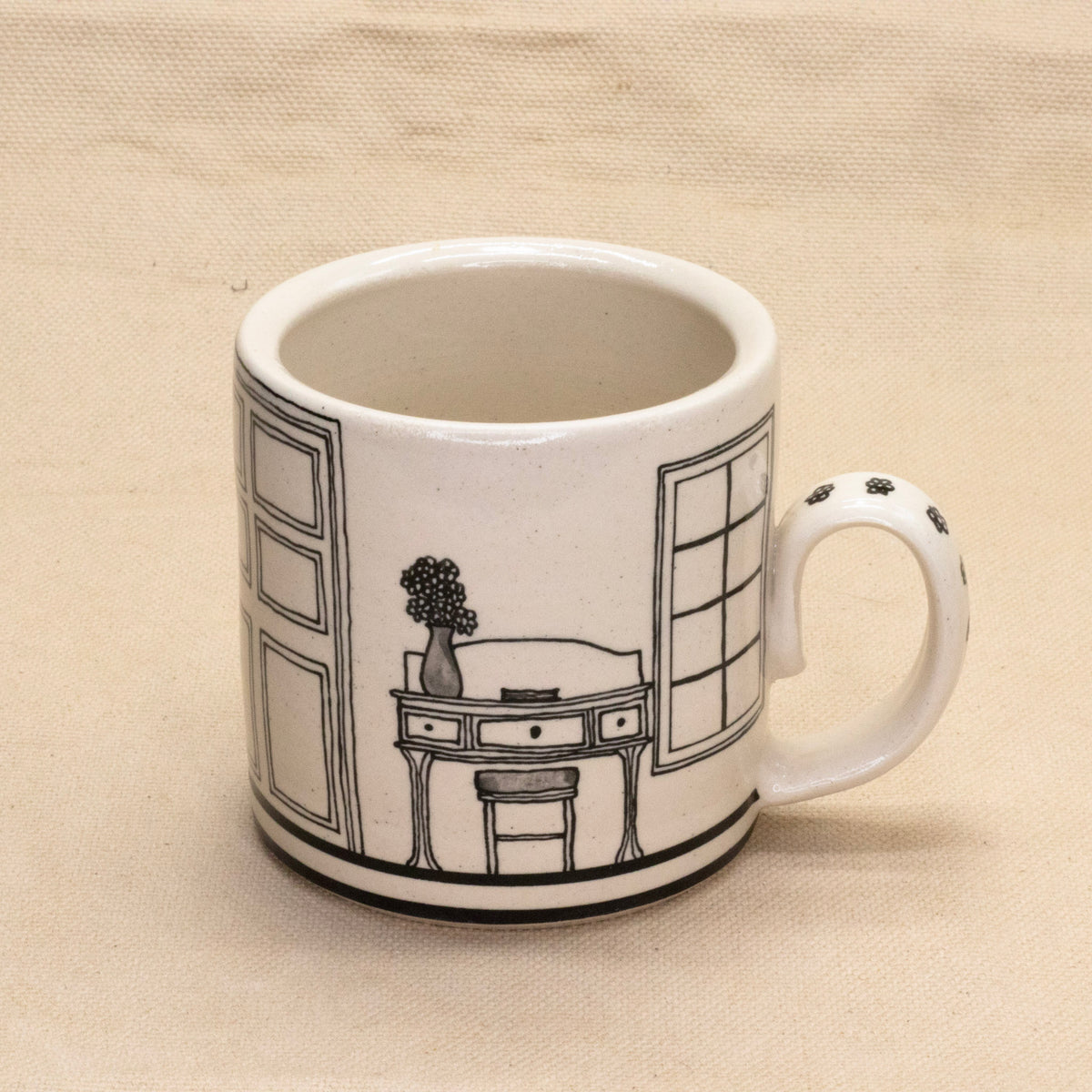 Froggy Wine Night Mug by Rachel Burns Ceramics