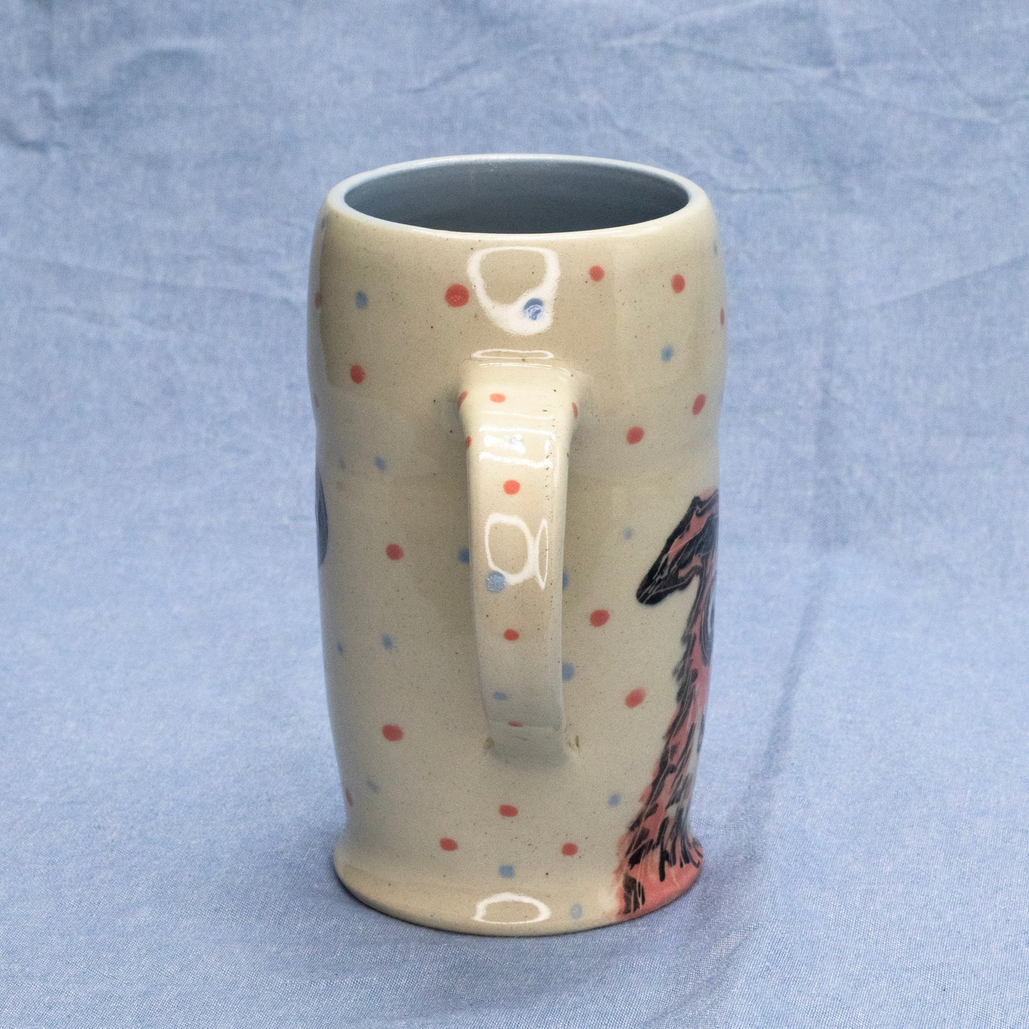 Lucky Polka Dog Cup by Frank Jacques