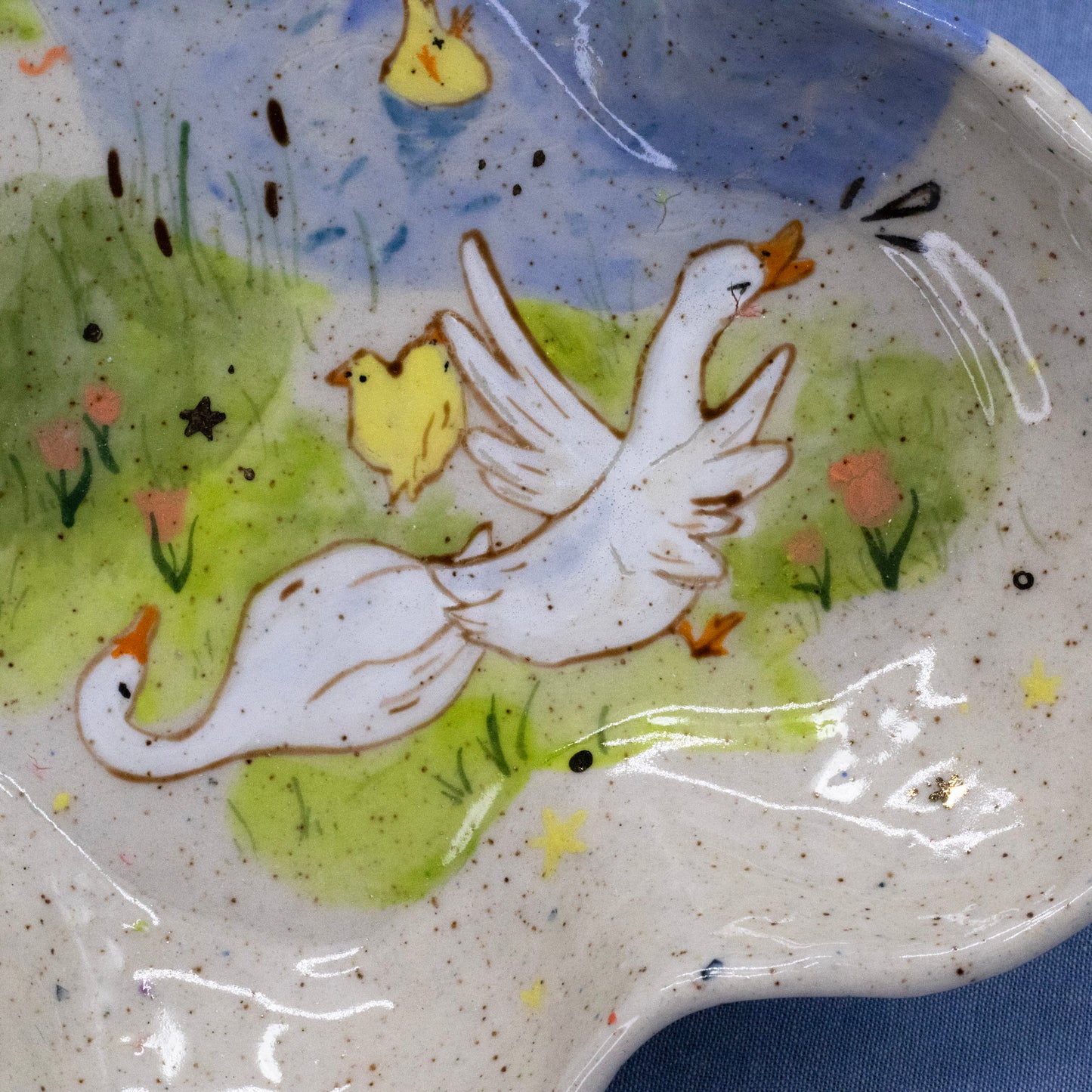 Pondside Squabbles by Honeydew Moon Studio