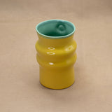 Tankard (Yellow and Turquoise) by Sisters Slipworks