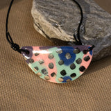 Half Moon Necklace #1 by Melted Porcelain