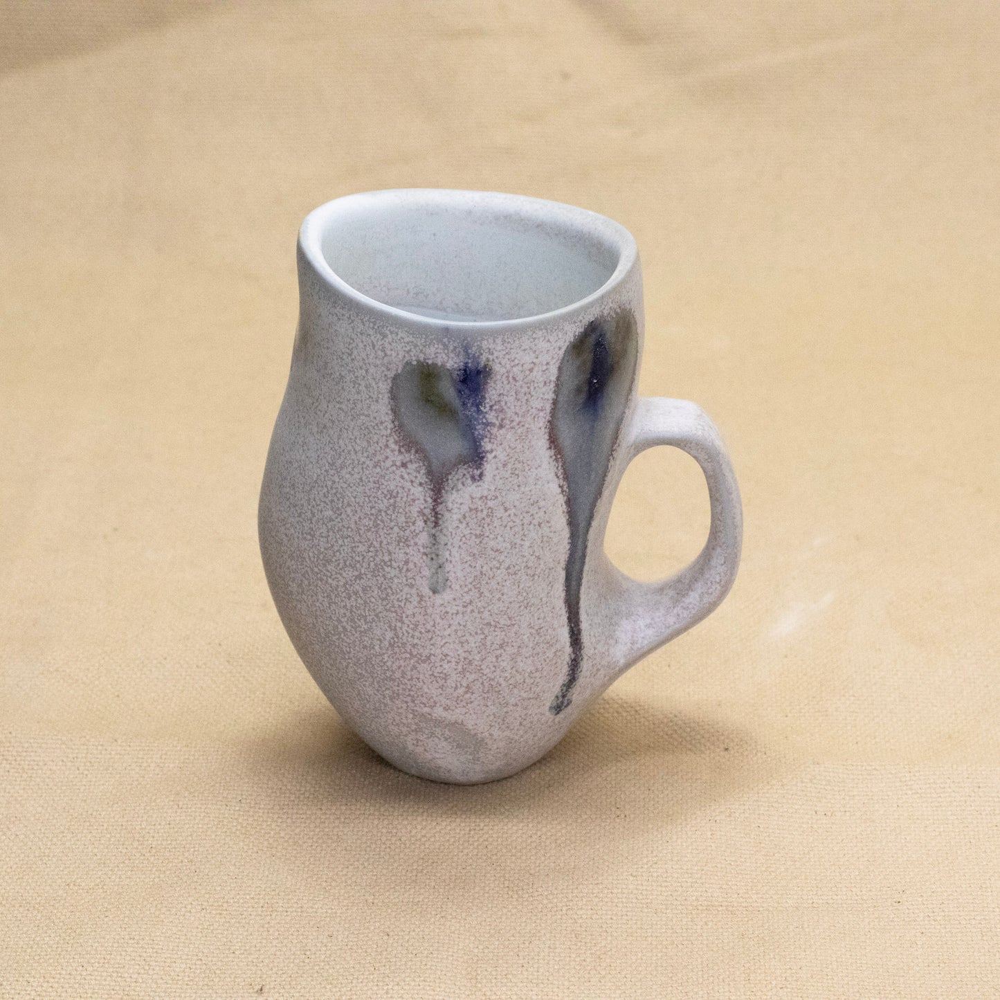 Drippy Altered Mug #4 by Liz Mazurek
