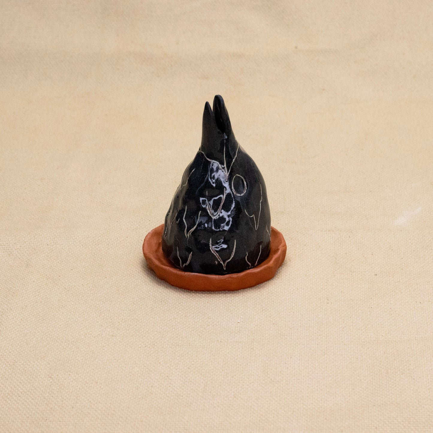 Incense Creature (Crow) by Ryana Lawson