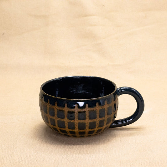 Emerald Lattice Mug by Wrecky Designs