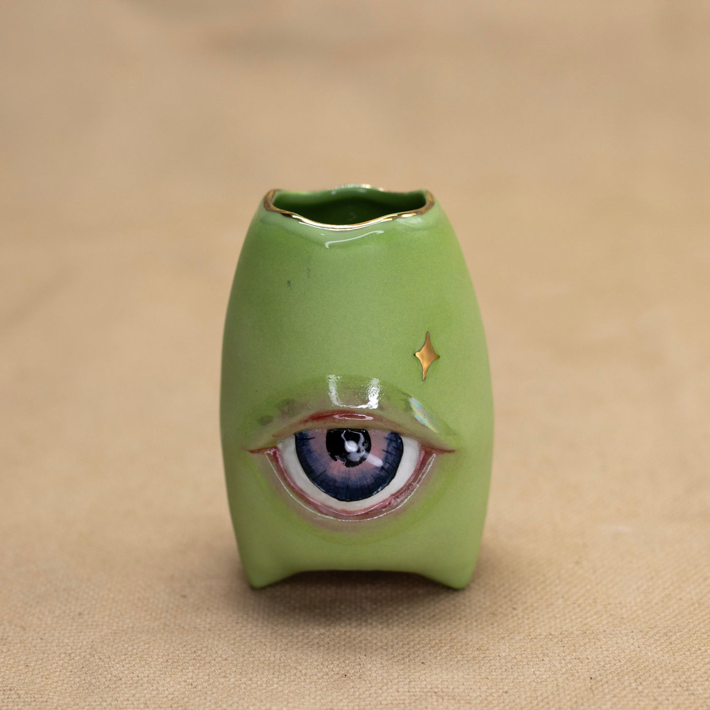 Green Small Princess Alien Banana Bee Bee Boo Boo Cup by Selina Chen