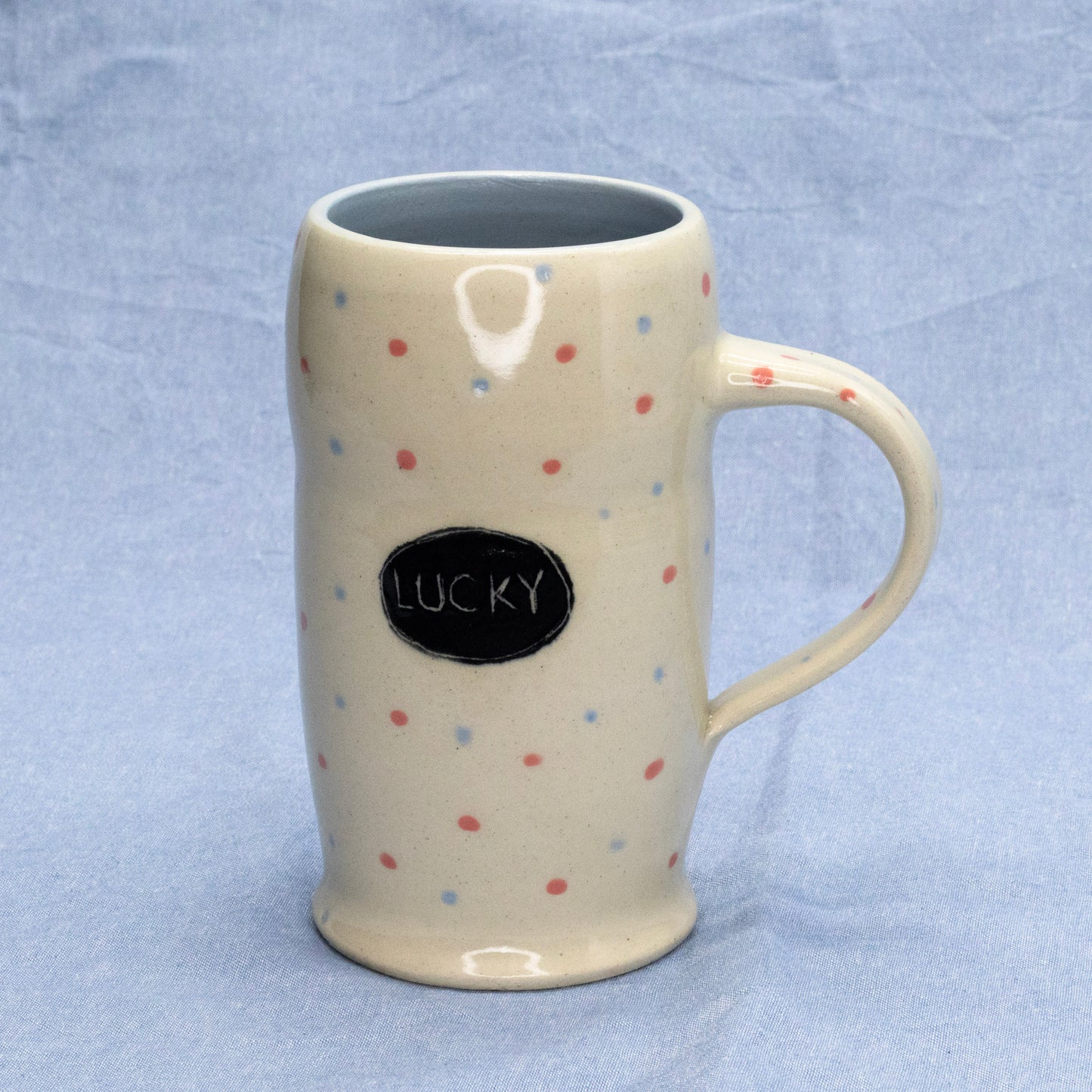 Lucky Polka Dog Cup by Frank Jacques