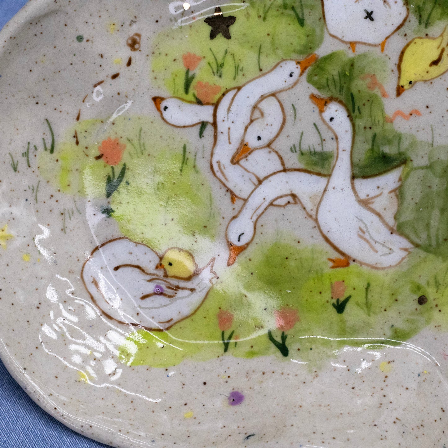 Pondside Squabbles by Honeydew Moon Studio