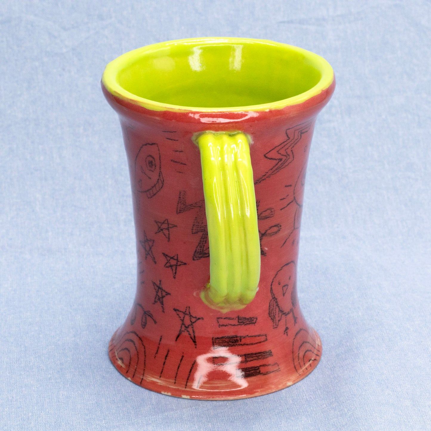 Doodle Mug #3 by Sardiniac Clay