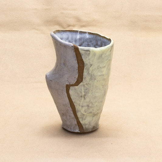 Tumbler with Lines #4 by Nina Berinstein