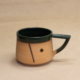 Ziggy Mug (Green) by Ruby Farms Pottery