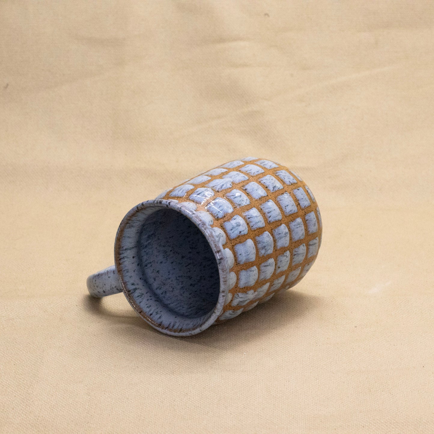 Ocean Drift Lattice Flared Mug by Wrecky Designs