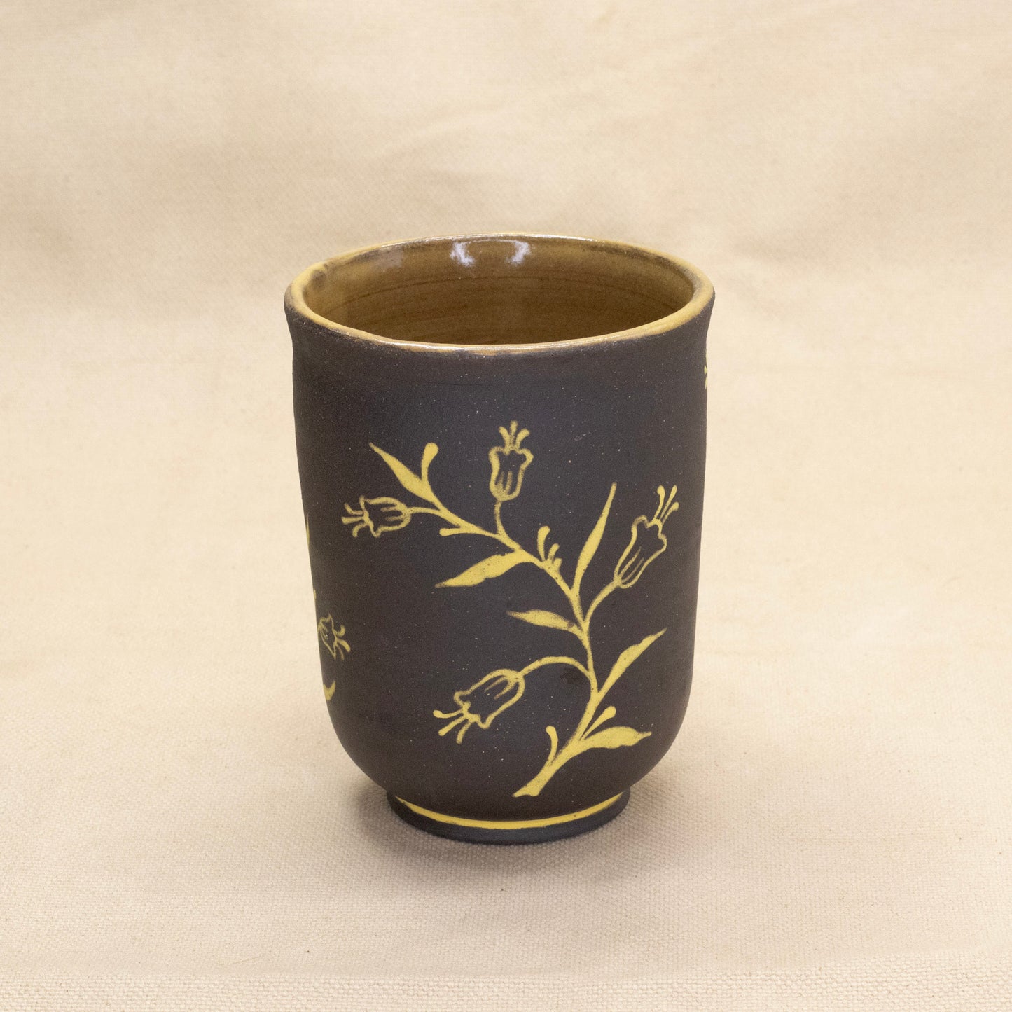 Yellow Bluebell Mug by Caterpillar Clay