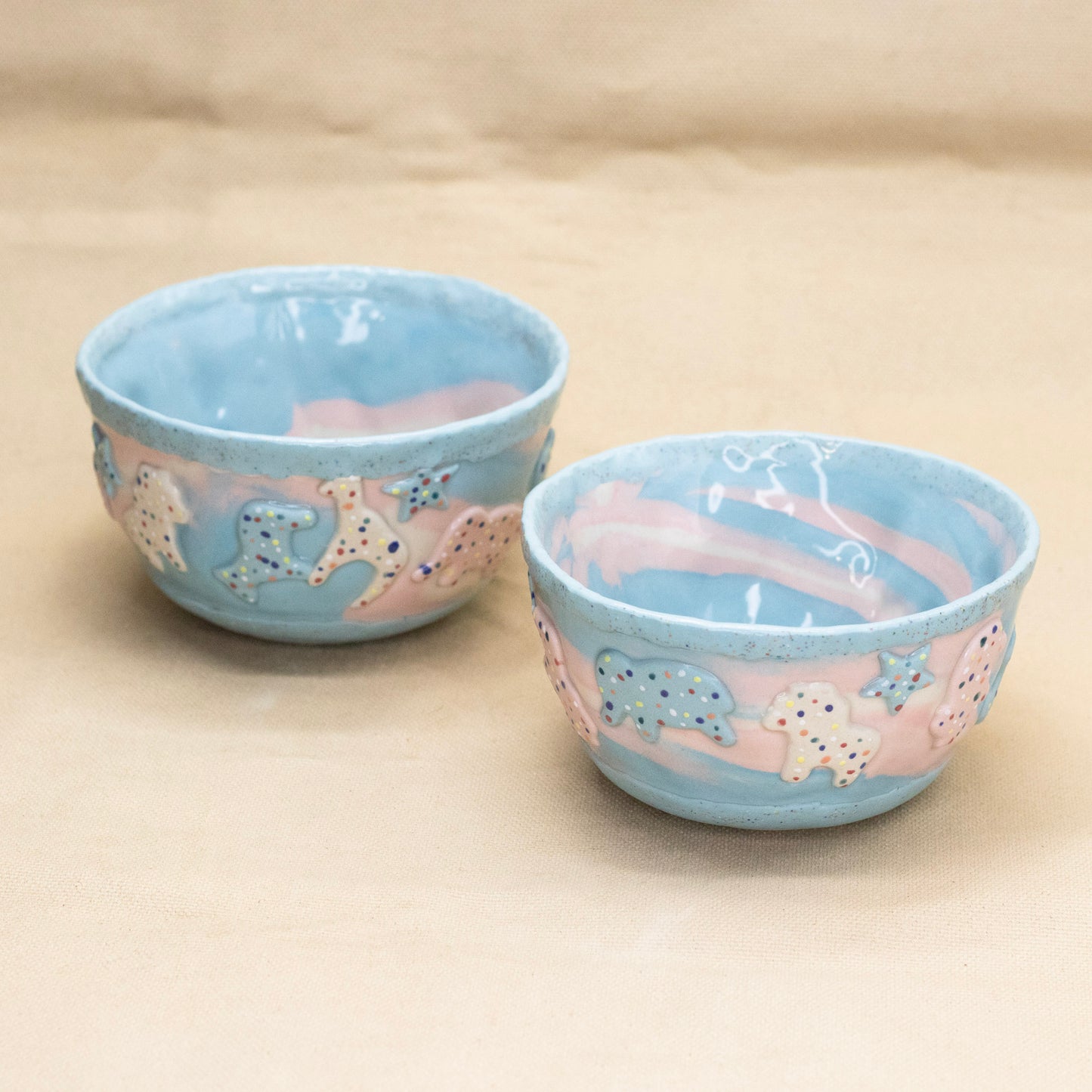 Trans Pride Circus Animal Bowl by Amber Frances