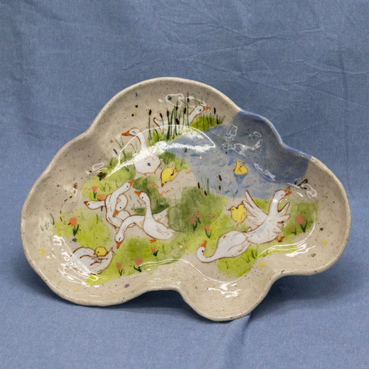 Pondside Squabbles by Honeydew Moon Studio