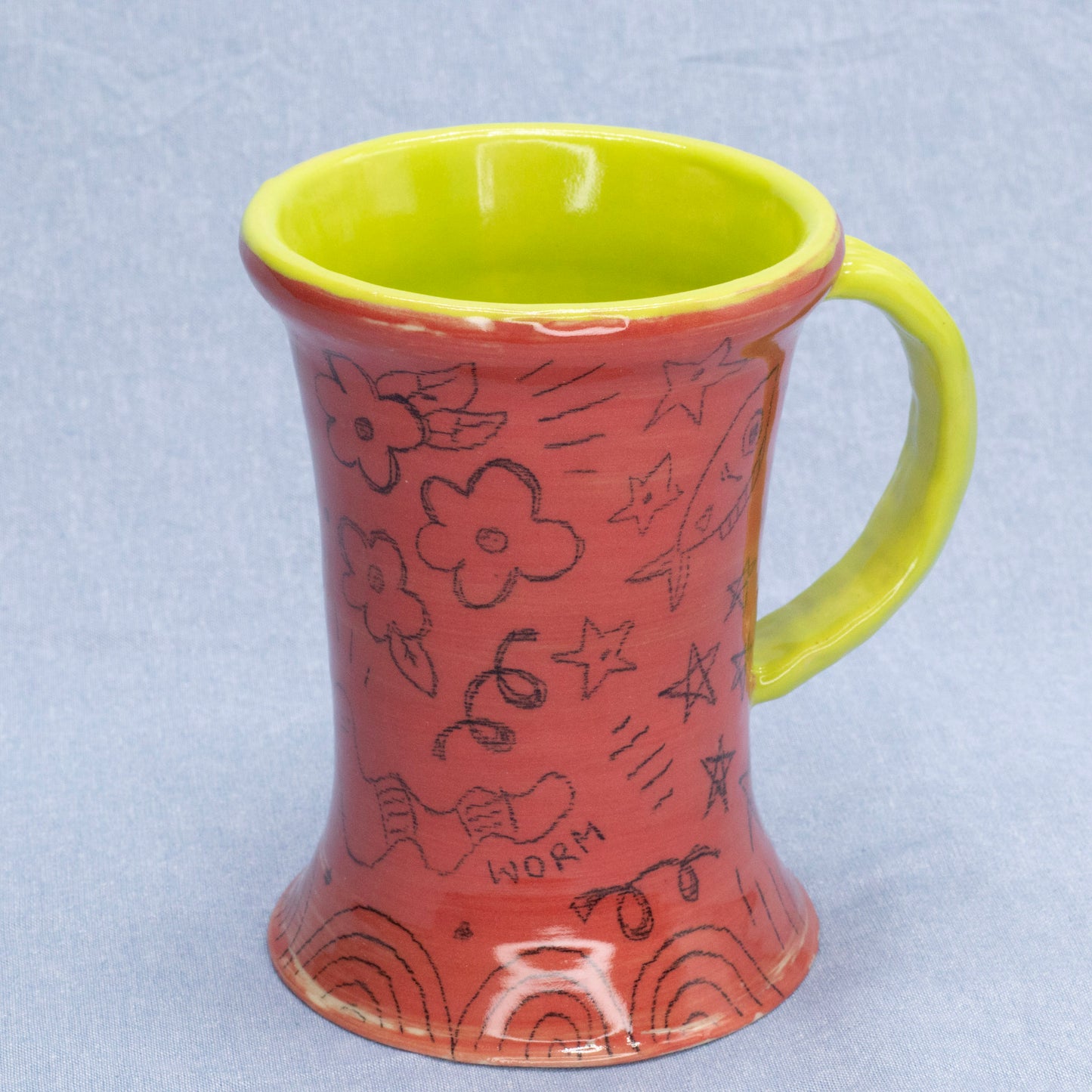 Doodle Mug #3 by Sardiniac Clay