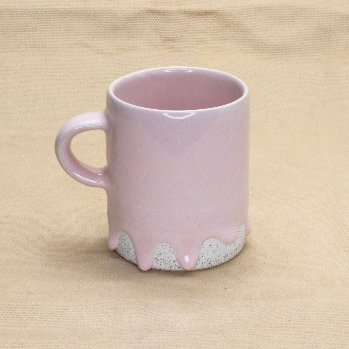Cylinder Mug (FX Pink) by Drippy Pots