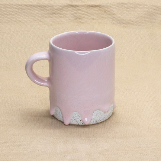 Cylinder Mug (FX Pink) by Drippy Pots