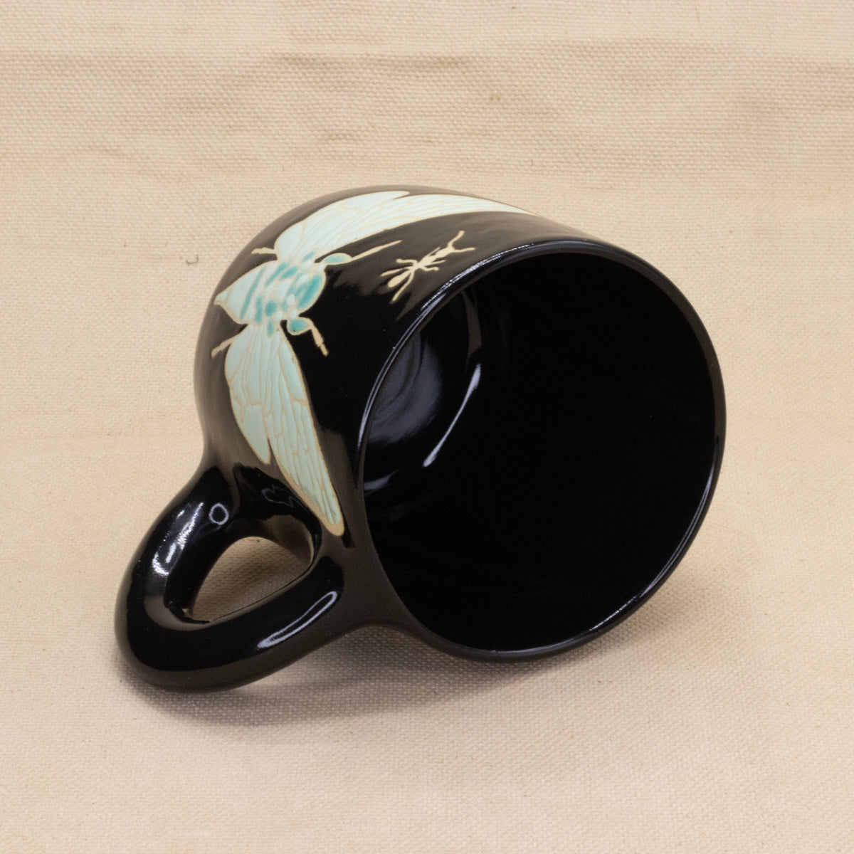 Black Bug Mug by Jess Wiseheart