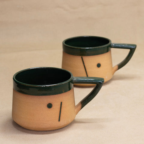 Ziggy Mug (Green) by Ruby Farms Pottery