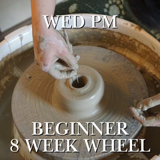 Summer Beginner Wheel: Wednesday Evenings, 6:30pm - 9:30pm, June 3rd - July 22nd