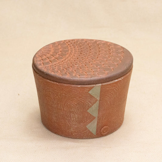 Salt Cellar (Red/Green) by Functional Heirlooms