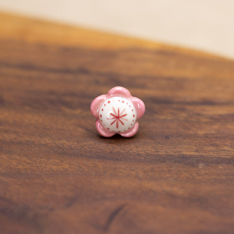 Mini Ceramic Flower Pin
