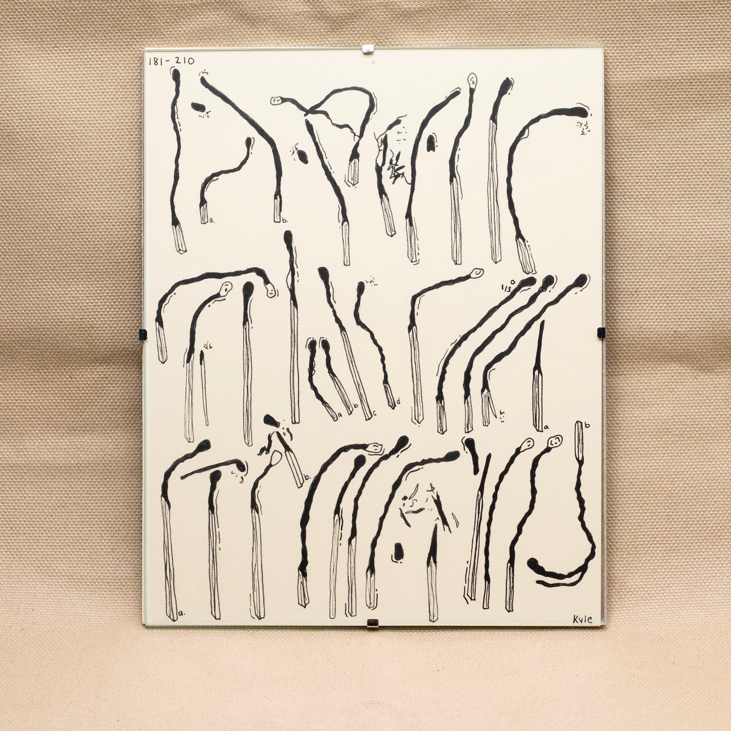 Framed Match Print (181-210) by Kyle Jordan