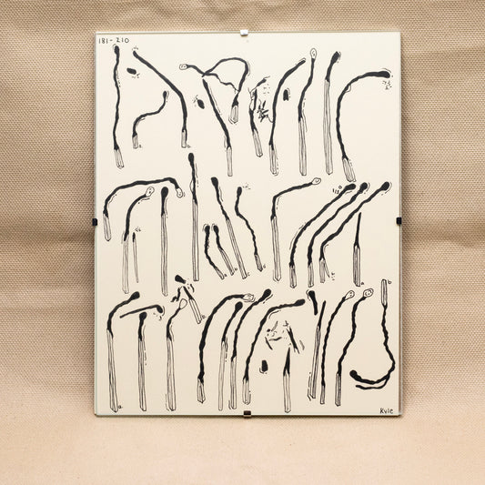 Framed Match Print (181-210) by Kyle Jordan