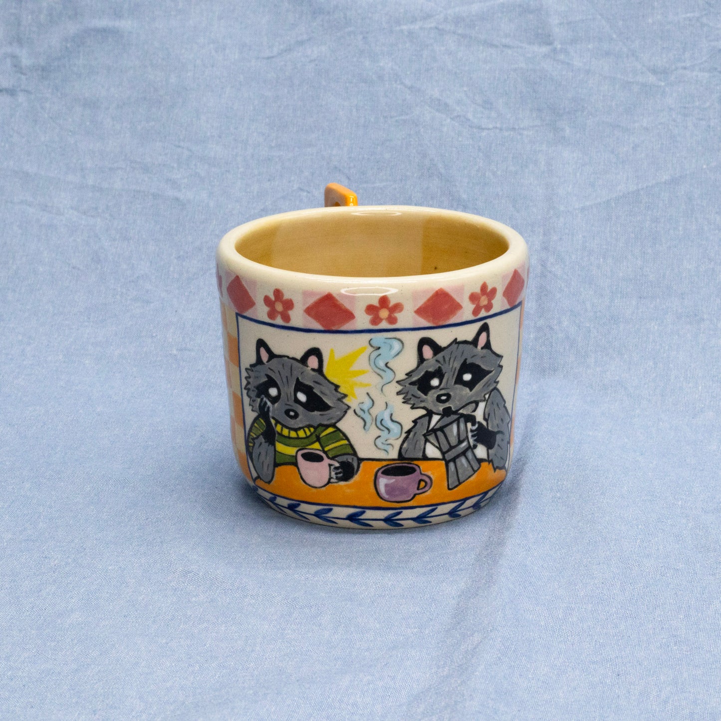 Lazy Monday Morning at the Raccoon's Household by Marianna D D King